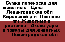 Сумка-переноска для животных › Цена ­ 1 000 - Ленинградская обл., Кировский р-н, Павлово пгт Животные и растения » Аксесcуары и товары для животных   . Ленинградская обл.